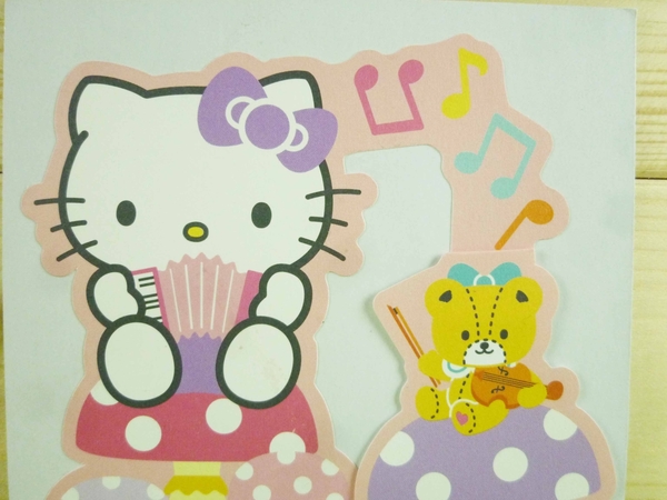 【震撼精品百貨】Hello Kitty 凱蒂貓~卡片-手風琴(M) product thumbnail 3