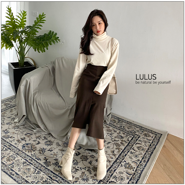 LULUS-L韓製-絨布柔軟高領上衣-４色 【01190947】 product thumbnail 3