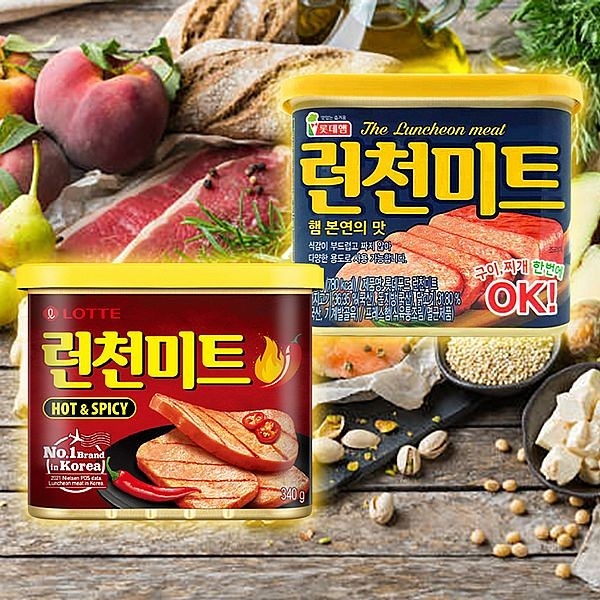 韓國 LOTTE 樂天 午餐肉(340g) 款式可選【小三美日】空運禁送 DS000786