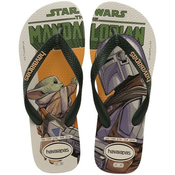 havaianas 哈瓦士 巴西人字拖 男款 Star wars yoda 涼鞋 拖鞋 夾腳拖 海灘鞋【南風百貨】