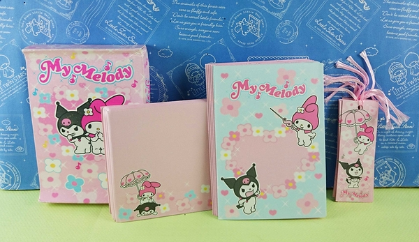 【震撼精品百貨】My Melody 美樂蒂~信紙組_庫洛米+MM _附書簽