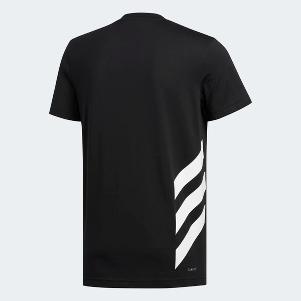 ADIDAS 3-STRIPES TEE 男裝 背心 慢跑 訓練 乾爽 透氣 黑【運動世界】DX6984 product thumbnail 2