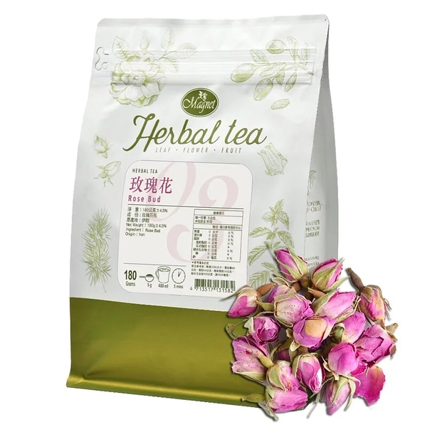 曼寧花草茶 玫瑰花 (整朵)180g/包-【良鎂咖啡精品館】