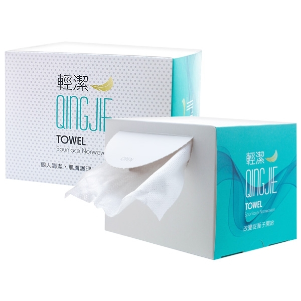 QingJie 輕潔 拋棄式洗臉巾(100張入)【小三美日】D136007 product thumbnail 2