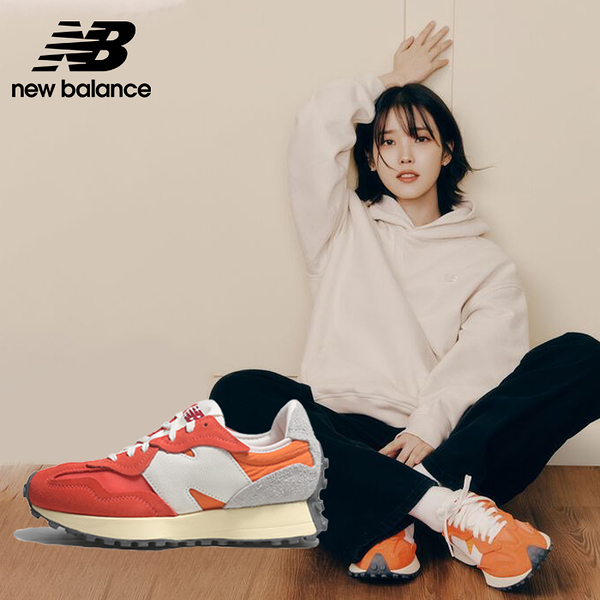 NEW BALANCE 休閒鞋 NB 327 橘色 IU著用款 復古鞋 女 U327WRC