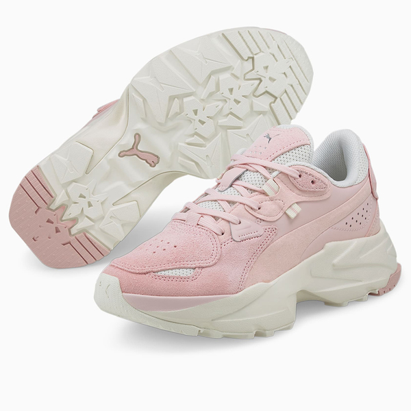 PUMA Orkid Infuse 女鞋 休閒 老爹 厚底 增高 麂皮 粉【運動世界】38484601