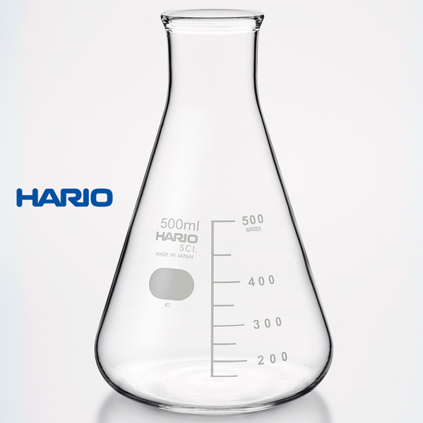 HARIO SCI 錐形瓶 三角燒杯 錐形燒瓶 耐熱玻璃 實驗燒杯 500ml