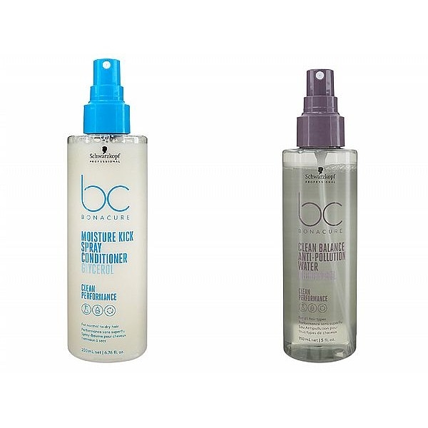 Schwarzkopf 施華蔻 bc水感保濕甘油隨手護(200ml)／純淨平衡維生素E髮妝水(150ml) 施華寇【小三美日】