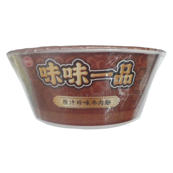 味丹 味味一品 原汁珍味牛肉麵 185g (2碗)/組【康鄰超市】 product thumbnail 3