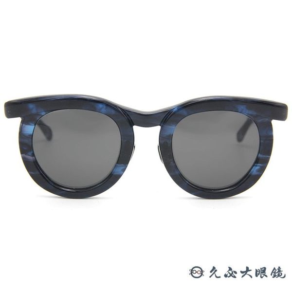 NATIVE SONS 太陽眼鏡Fuller 透藍黑日本手工眼鏡圓框墨鏡久必大眼鏡