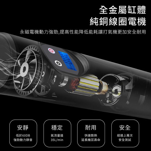 CARSCAM行車王 第四代LED燈智能無線極速打氣機 product thumbnail 5