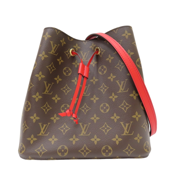 【二手名牌BRAND OFF】LOUIS VUITTON LV 路易威登 原花 帆布 NeoNoe MM 水桶 肩背包 金扣 M44021