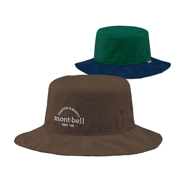 【Mont-Bell 日本 REVERSIBLE HAT 圓盤帽《棕卡其》1118515/防曬帽/大盤帽 product thumbnail 2