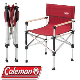 【Coleman 美國 兩段式輕巧導演椅〈紅〉】CM-31282/導演椅/折疊椅/露營椅