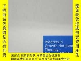 二手書博民逛書店Progress罕見in Growth Hormone Ther
