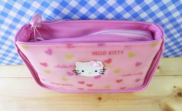 【震撼精品百貨】Hello Kitty 凱蒂貓~化妝包/筆袋-防水(愛心) product thumbnail 4