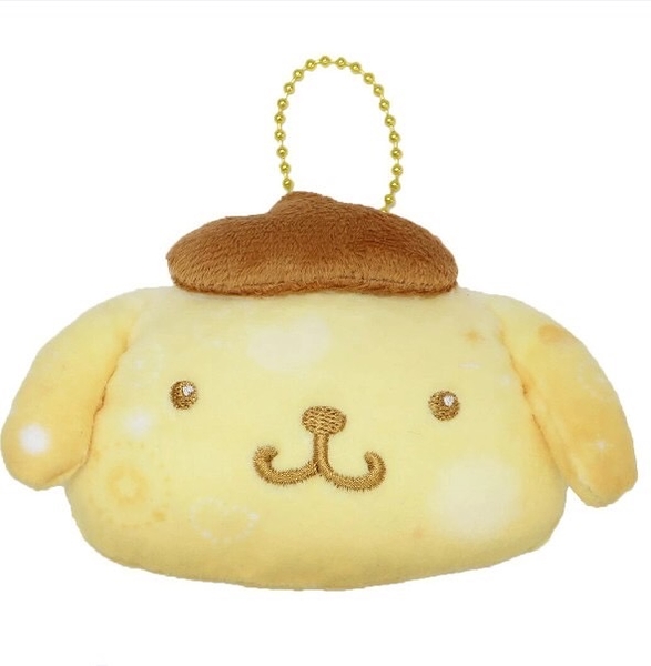 【震撼精品百貨】Pom Pom Purin 布丁狗~日本Sanrio三麗鷗 布丁狗絨毛零錢包吊飾-夢幻*53928