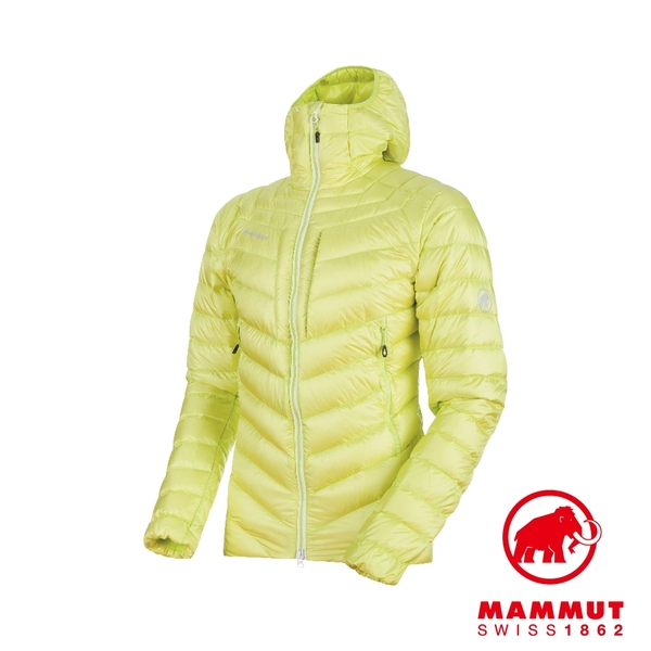 Mammut 長毛象 Broad Peak Hooded Down Jacket 防潑水連帽羽絨外套 金絲雀 男款 #1013-00260