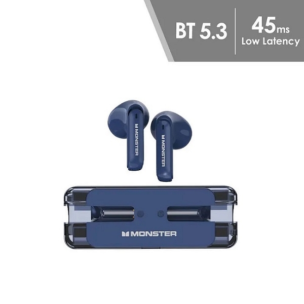 MONSTER 炫彩真無線藍牙耳機 XKT08 藍色