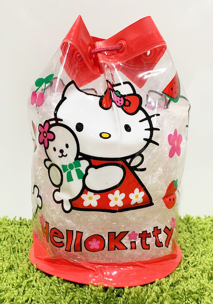 【震撼精品百貨】Hello Kitty 凱蒂貓~日本SANRIO三麗鷗KITTY縮口防水後背包-西瓜*74351