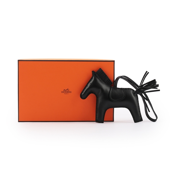 【HERMES】Rodeo MM Charm 吊飾(黑色) HE99000065