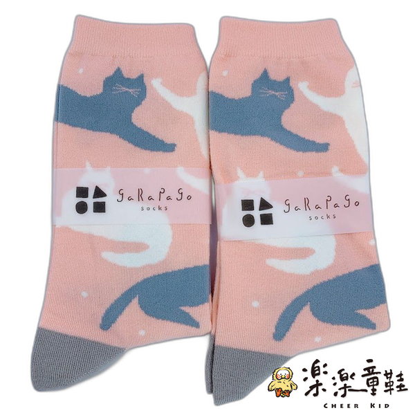 【菲斯質感生活購物】【garapago socks】日本設計台灣製長襪-貓咪圖案 襪子 長襪 中筒襪 台灣製襪子