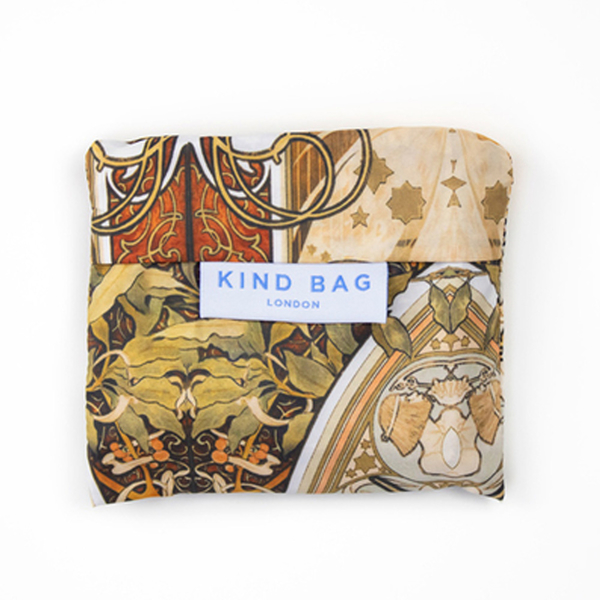 英國Kind Bag-環保收納購物袋-中-博物館收藏系列-慕夏 product thumbnail 3