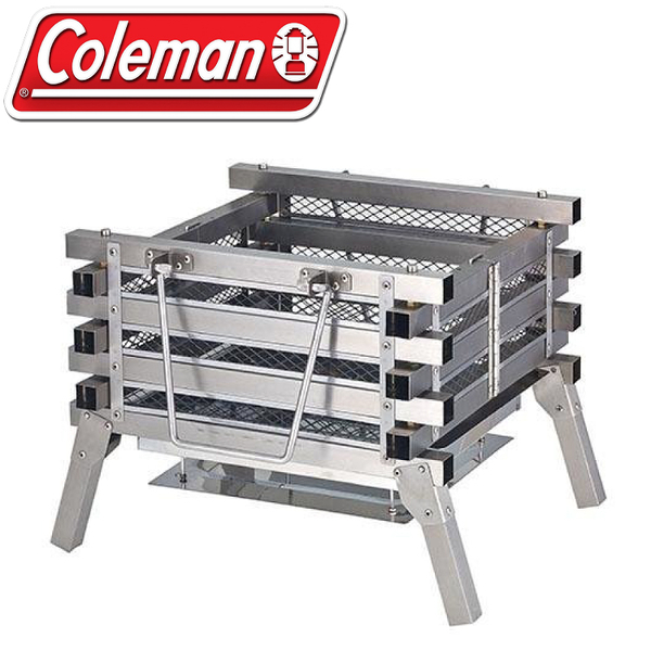 【coleman 美國 不鏽鋼焚火台】cm-23233/露營炊具/烤肉架/荷蘭鍋置放架