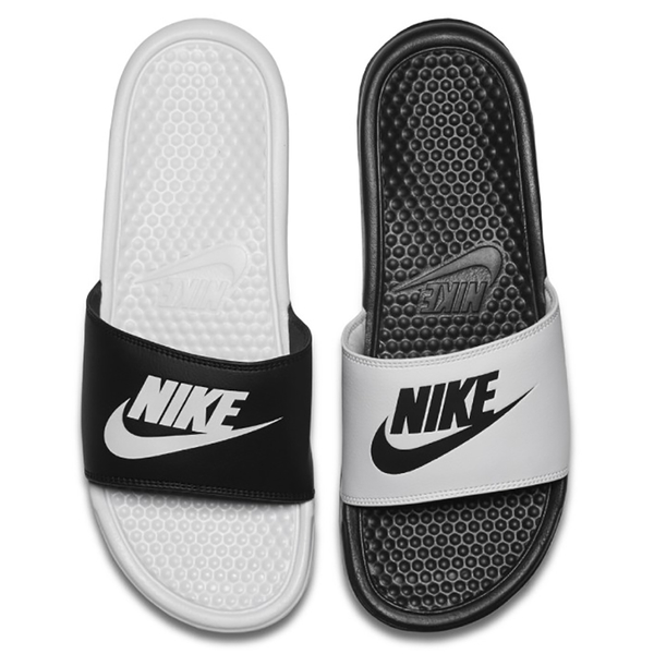 NIKE BENASSI JDI MISMATCH 男鞋 女鞋 拖鞋 陰陽 休閒 黑 白【運動世界】818736-011 product thumbnail 2