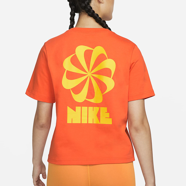 Nike Sportswear Circa 72 女裝 短袖 休閒 復古 針織 棉質 橘色【運動世界】DV1380-817 product thumbnail 3