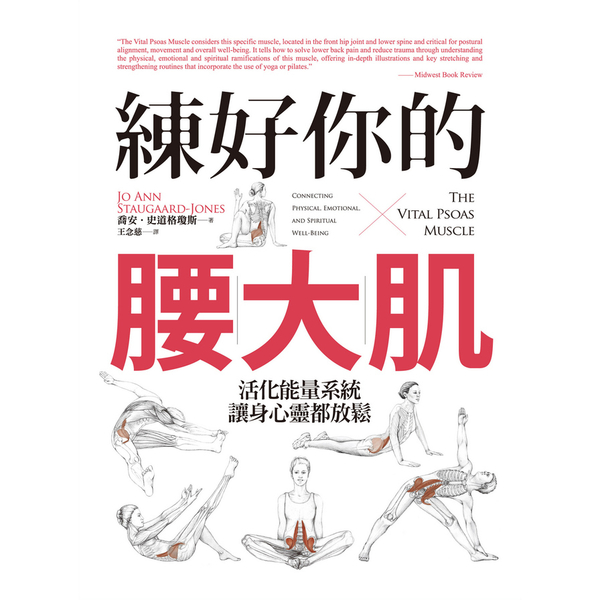 練好你的腰大肌：活化能量系統，讓身心靈都放鬆 | 拾書所