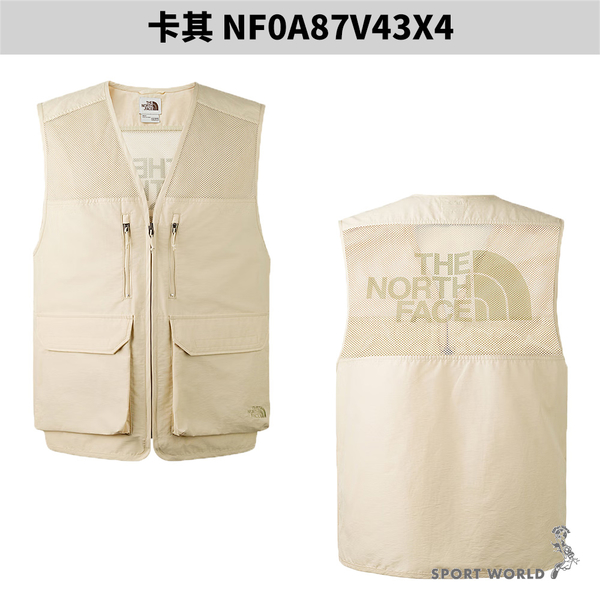 The North Face 北面 工裝背心外套 男裝 多口袋 黑/卡其【運動世界】NF0A87V4JK3/NF0A87V43X4 product thumbnail 6