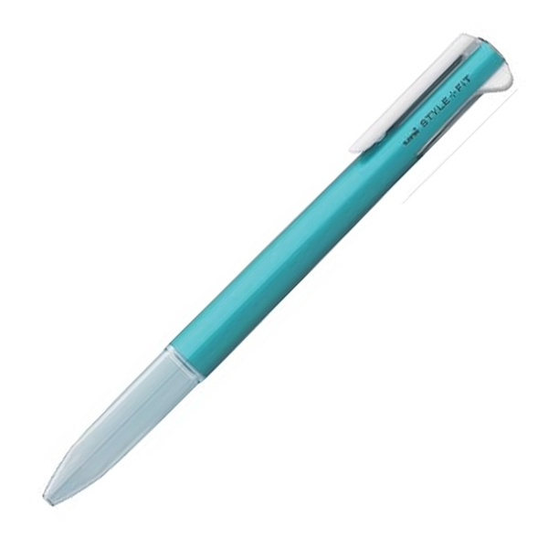 Uni 三菱 UE3H-208 三色筆筆管(有筆夾)-藍