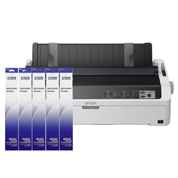 EPSON LQ-2090CIIN A3點陣式印表機 加購S015541原廠色帶5支 上網登錄送延保卡 product thumbnail 2