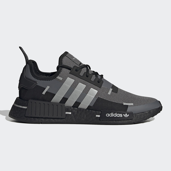 ADIDAS NMD_R1 男鞋 慢跑 休閒 BOOST 緩震 拼接 3M 反光 黑 灰【運動世界】GZ7946 product thumbnail 2