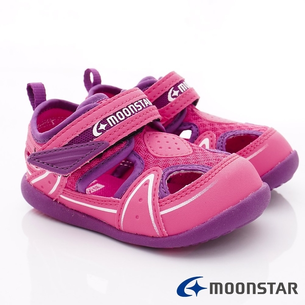 日本Moonstar機能童鞋 2E護趾學步涼鞋 1344桃(寶寶段) product thumbnail 2