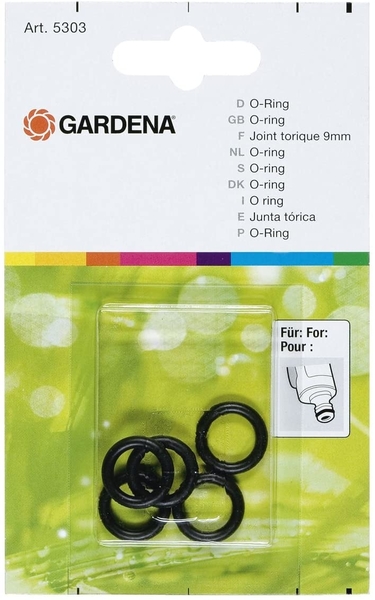 【GARDENA 景觀園藝】 9mm膠環5pcs 5303 product thumbnail 2