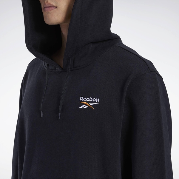 REEBOK X CHOCOMOO 男裝 女裝 長袖 連帽 帽T 聯名 休閒 寬鬆 袋鼠口袋 棉質 黑【運動世界】GN9955 product thumbnail 3