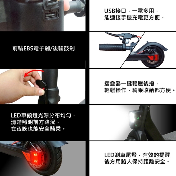 CARSCAM 雙驅動700W大馬力電動折疊滑板車 product thumbnail 6