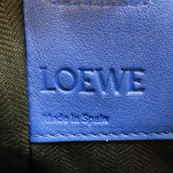 【二手名牌BRAND OFF】LOEWE 羅威 藍色 牛皮 Hammock 兩用包 吊床包 product thumbnail 7
