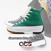 Converse 休閒鞋 Run Star Hike 白 綠 男鞋 女鞋 運動鞋 鋸齒鞋 厚底 【ACS】 170441C
