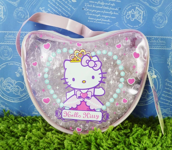 【震撼精品百貨】Hello Kitty 凱蒂貓~透明防水袋~公主~愛心造型【共1款】