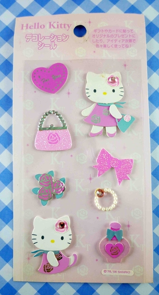 【震撼精品百貨】Hello Kitty 凱蒂貓~KITTY立體貼紙-禮服