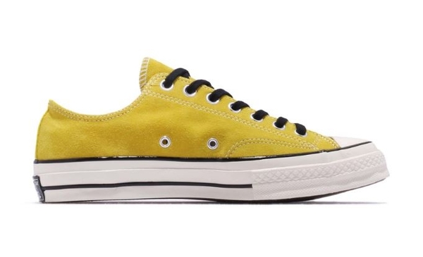 Converse 低筒休閒鞋 中性鞋 帆布鞋 黃色麂皮 ALL STAR 163760C product thumbnail 3