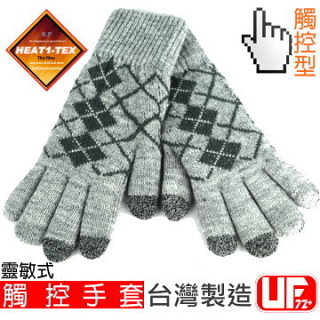 [UF72]UF6950男/HEAT1-TEX防風內長毛保暖觸控手套(靈敏型)(雪地/旅遊/冬季活動)UF72系列銷售第一