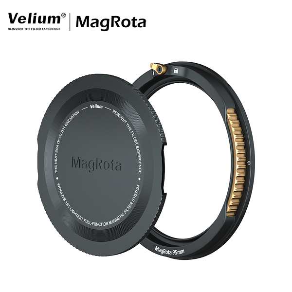 Velium 銳麗瓏 MagRota Base 磁旋支架 95mm 磁旋濾鏡系統 附贈磁吸鏡頭蓋、收納包 風景攝影