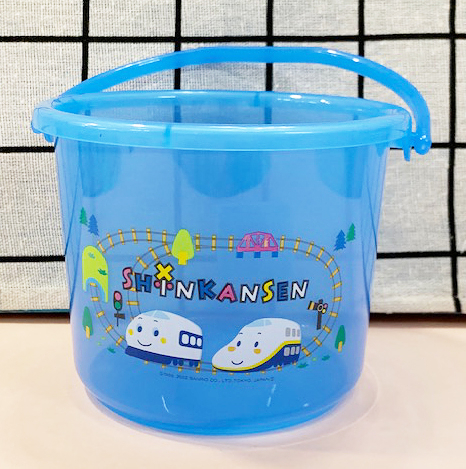 【震撼精品百貨】Shin Kan Sen 新幹線~三麗鷗新幹線兒童遊戲水桶/收納桶#03287