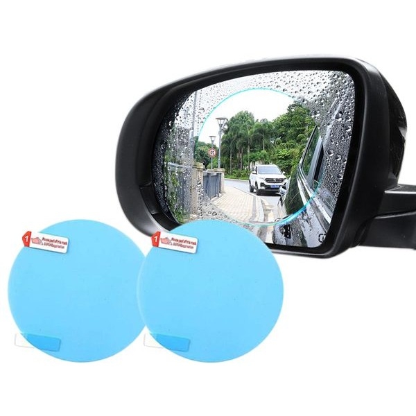 汽車後視鏡防雨貼膜(正圓款95x95mm)一對入【小三美日】