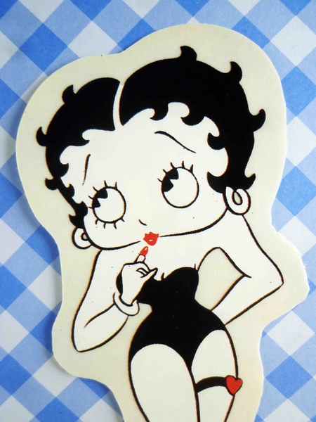 【震撼精品百貨】Betty Boop_貝蒂~貼紙-性感(黑) product thumbnail 3