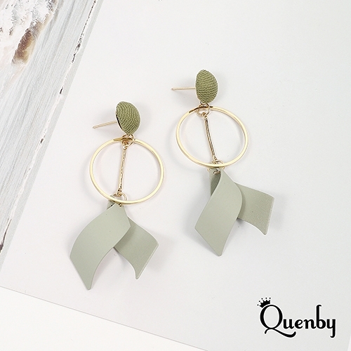Quenby 送禮 母親節 韓系平價飾品 質感系美女最愛設計款耳環/耳針